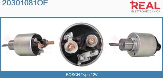 REAL 20301081OE - Магнитен превключвател, стартер vvparts.bg