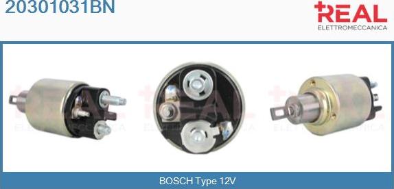 REAL 20301031BN - Магнитен превключвател, стартер vvparts.bg