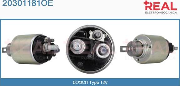 REAL 20301181OE - Магнитен превключвател, стартер vvparts.bg