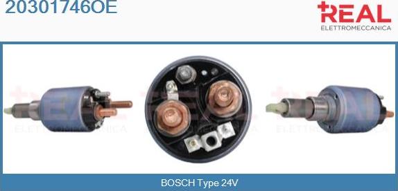 REAL 20301746OE - Магнитен превключвател, стартер vvparts.bg