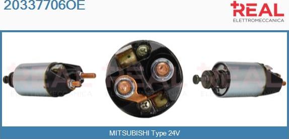 REAL 20337706OE - Магнитен превключвател, стартер vvparts.bg