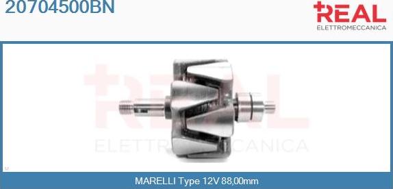 REAL 20704500BN - Ротор, генератор vvparts.bg