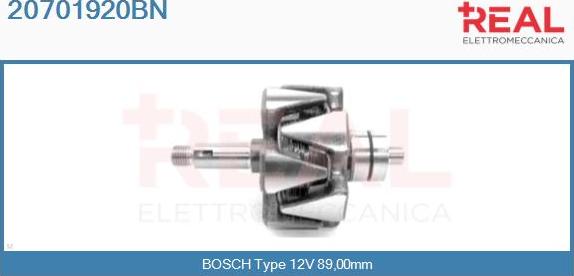 REAL 20701920BN - Ротор, генератор vvparts.bg