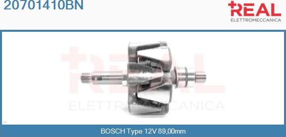 REAL 20701410BN - Ротор, генератор vvparts.bg