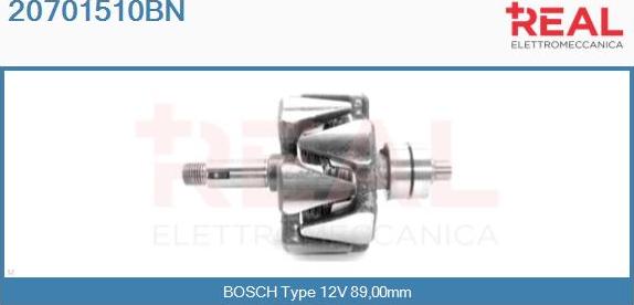 REAL 20701510BN - Ротор, генератор vvparts.bg