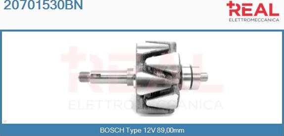 REAL 20701530BN - Ротор, генератор vvparts.bg