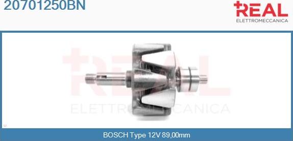 REAL 20701250BN - Ротор, генератор vvparts.bg