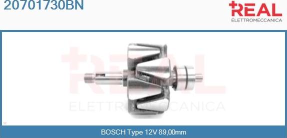 REAL 20701730BN - Ротор, генератор vvparts.bg