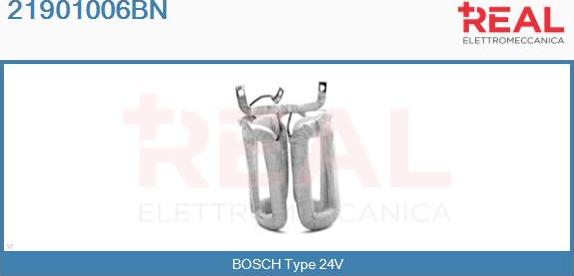 REAL 21901006BN - Възбудителна намотка, стартер vvparts.bg