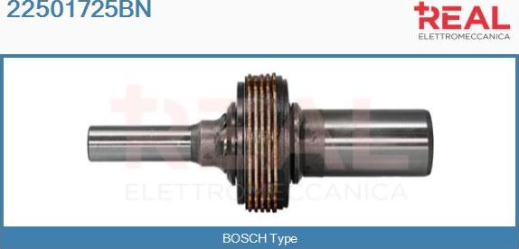 REAL 22501725BN - Пластинчат съединител, стартер vvparts.bg