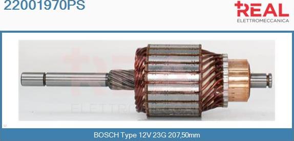 REAL 22001970PS - Ротор, стартер vvparts.bg