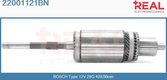 REAL 22001121BN - Ротор, стартер vvparts.bg