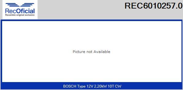 RECOFICIAL REC6010257.0 - Стартер vvparts.bg