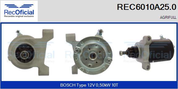 RECOFICIAL REC6010A25.0 - Стартер vvparts.bg