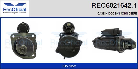 RECOFICIAL REC6021642.1 - Стартер vvparts.bg