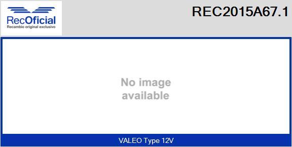 RECOFICIAL REC2015A67.1 - Генератор vvparts.bg