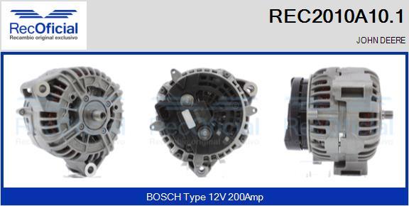 RECOFICIAL REC2010A10.1 - Генератор vvparts.bg