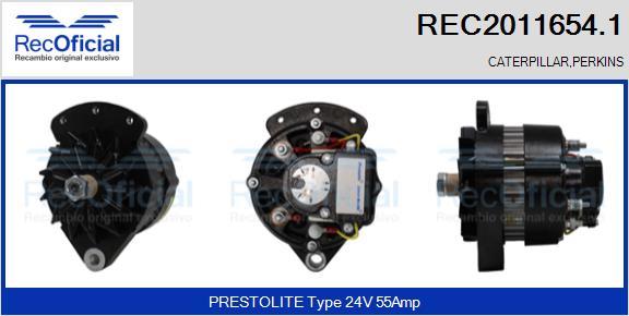 RECOFICIAL REC2011654.1 - Генератор vvparts.bg