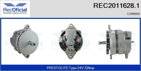 RECOFICIAL REC2011628.1 - Генератор vvparts.bg