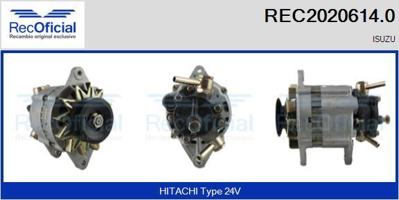 RECOFICIAL REC2020614.0 - Генератор vvparts.bg