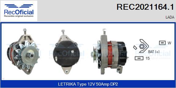 RECOFICIAL REC2021164.1 - Генератор vvparts.bg