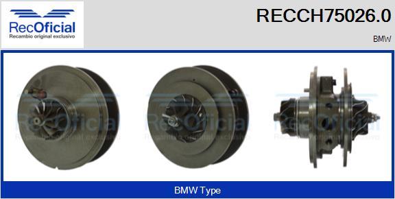 RECOFICIAL RECCH75026.0 - Картридж, турбо vvparts.bg