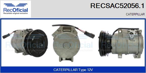 RECOFICIAL RECSAC52056.1 - Компресор, климатизация vvparts.bg