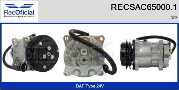 RECOFICIAL RECSAC65000.1 - Компресор, климатизация vvparts.bg