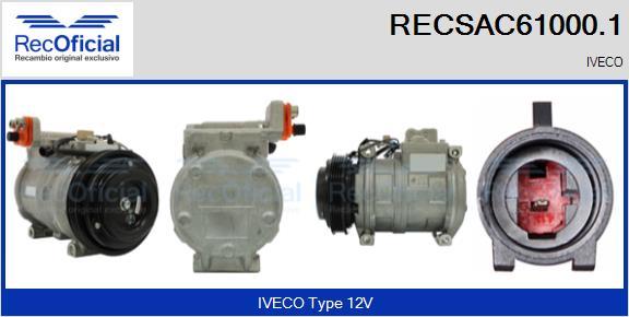 RECOFICIAL RECSAC61000.1 - Компресор, климатизация vvparts.bg