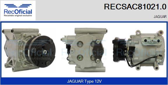 RECOFICIAL RECSAC81021.0 - Компресор, климатизация vvparts.bg