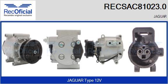 RECOFICIAL RECSAC81023.0 - Компресор, климатизация vvparts.bg