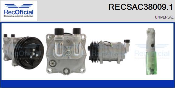 RECOFICIAL RECSAC38009.1 - Компресор, климатизация vvparts.bg