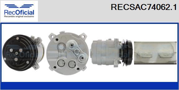 RECOFICIAL RECSAC74062.1 - Компресор, климатизация vvparts.bg