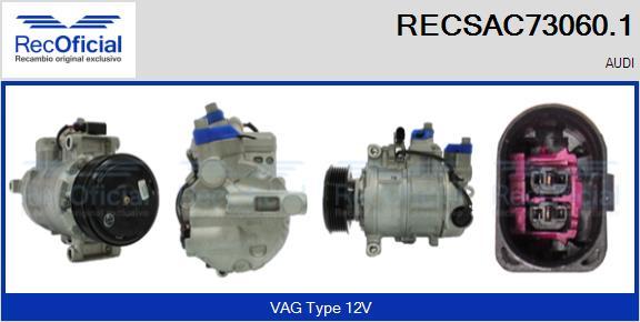 RECOFICIAL RECSAC73060.1 - Компресор, климатизация vvparts.bg