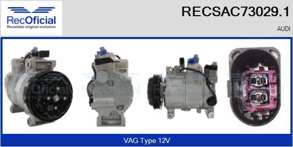 RECOFICIAL RECSAC73029.1 - Компресор, климатизация vvparts.bg