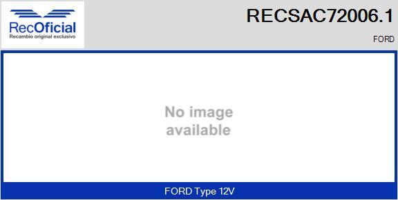 RECOFICIAL RECSAC72006.1 - Компресор, климатизация vvparts.bg