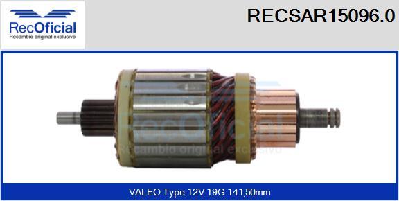 RECOFICIAL RECSAR15096.0 - Ротор, стартер vvparts.bg