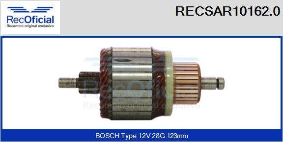 RECOFICIAL RECSAR10162.0 - Ротор, стартер vvparts.bg