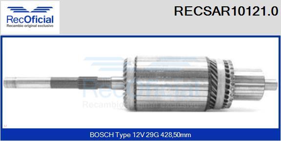 RECOFICIAL RECSAR10121.0 - Ротор, стартер vvparts.bg