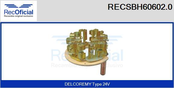 RECOFICIAL RECSBH60602.0 - Държач, карбонови четки vvparts.bg