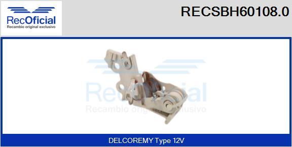 RECOFICIAL RECSBH60108.0 - Държач, карбонови четки vvparts.bg