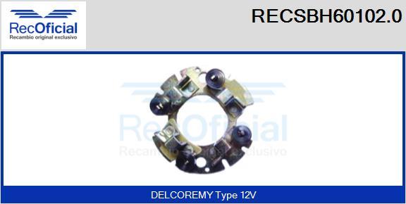 RECOFICIAL RECSBH60102.0 - Държач, карбонови четки vvparts.bg