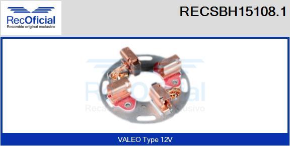 RECOFICIAL RECSBH15108.1 - Държач, карбонови четки vvparts.bg