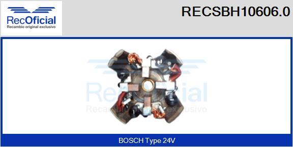 RECOFICIAL RECSBH10606.0 - Държач, карбонови четки vvparts.bg