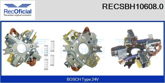 RECOFICIAL RECSBH10608.0 - Държач, карбонови четки vvparts.bg