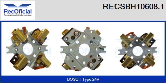 RECOFICIAL RECSBH10608.1 - Държач, карбонови четки vvparts.bg