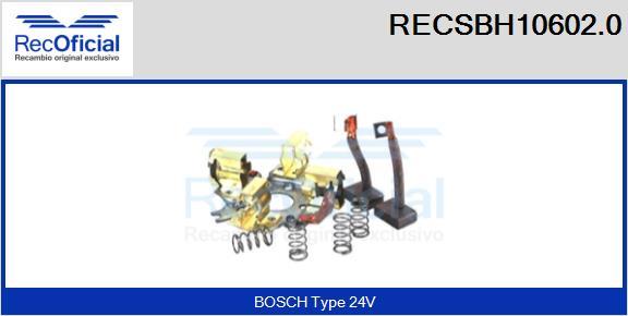 RECOFICIAL RECSBH10602.0 - Държач, карбонови четки vvparts.bg