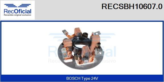 RECOFICIAL RECSBH10607.0 - Държач, карбонови четки vvparts.bg