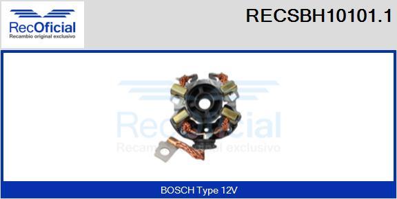 RECOFICIAL RECSBH10101.1 - Държач, карбонови четки vvparts.bg