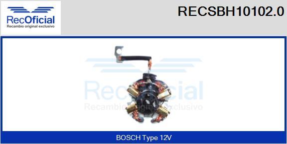 RECOFICIAL RECSBH10102.0 - Държач, карбонови четки vvparts.bg